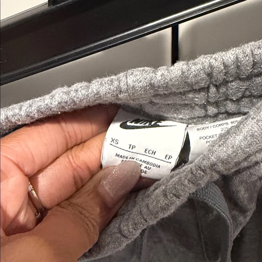 Nike Kids Charcoal Gray Sweatpants